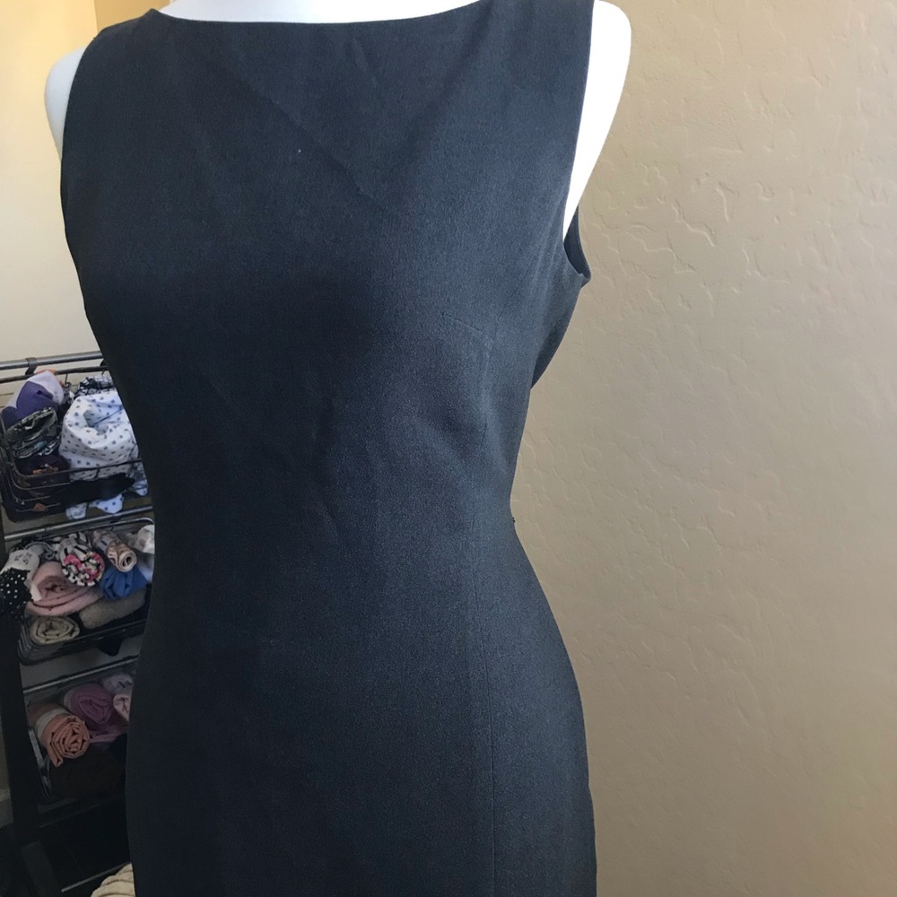 Like new dark grey shift dress. Staple piece